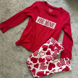 The Children's Place Red Be Mine Valentines Day Set